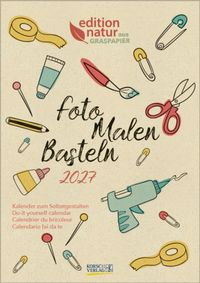 Foto-Malen-Basteln Bastelkalender A4 Graspapier 2027