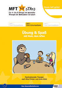 MFT 4-8 Stars - Für 4- bis 8-Jährige mit spezieller Therapie der Artikulation von s/sch - Übung und Spaß mit Muki, dem Affen