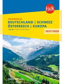Falk Straßenatlas 2027/2028 Deutschland, Schweiz, Österreich 1:300.000