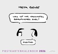 meta bene Postkartenkalender 2026