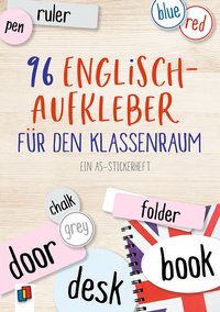 96 Englisch-Aufkleber für den Klassenraum