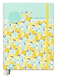 Mein Lehrerplaner A5+ – Hardcover – Lehrerkalender für das Schuljahr 2026/2027 – Zitronentanz