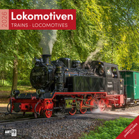 Lokomotiven Broschürenkalender 2026 - 30x30 - Art12