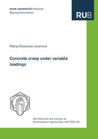Concrete creep under variable loadings