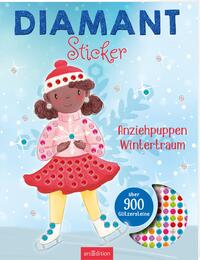 Diamantsticker Anziehpuppen – Wintertraum