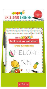 Display Lernraupe – Ruckzuck weggewischt