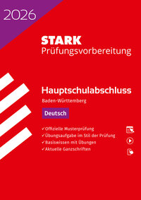 STARK Deutsch - Hauptschulabschluss 2026 BW - Prüfungsvorbereitung