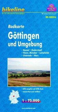 Radkarte Göttingen und Umgebung (RK-NDS16)