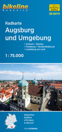 Radkarte Augsburg und Umgebung (RK-BAY15)
