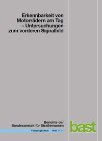 Erkennbarkeit von Motorrädern am Tag
