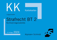 Karteikarten Strafrecht BT 2