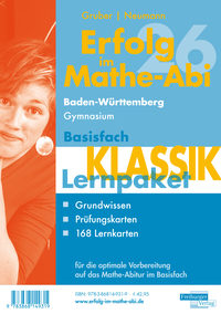 Erfolg im Mathe-Abi 2026 Lernpaket Basisfach 'Klassik' Baden-Württemberg Gymnasium