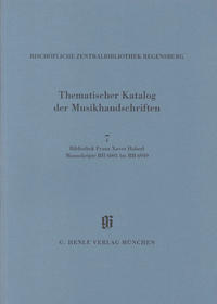 KBM 14,7 Bibliothek Franz Xaver Haberl, Manuskripte BH 6001 bis BH 6949