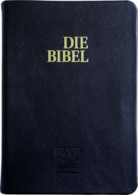 Schlachter 2000 Bibel - Taschenausgabe (Softcover, schwarz, Goldschnitt, Griffregister) - mit Produktionsmangel