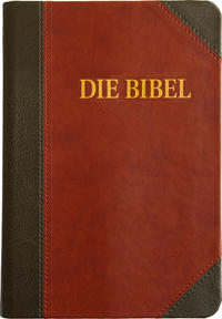Schlachter 2000 Bibel - Großdruckausgabe (Softcover, grau/braun)