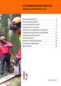 Schede di controllo La formazione pratica