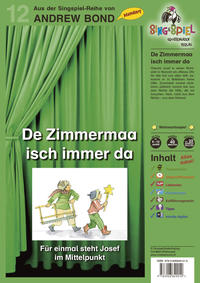 De Zimmermaa sich immer da, Singspiel mit CD (SS12)