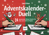 Adventskalender-Duell: 24 spannende Rätsel-Spiele für Zwei mit Stift & Papier | Das perfekte Geschenk für die Vorweihnachtszeit