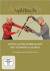 Mittelalterlicher Kampf mit Schwert & Schild