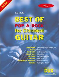 Best of Pop & Rock for Classical Guitar Vol. 2