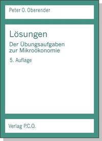Lösungen der Übungsaufgaben zur Mikroökonomie