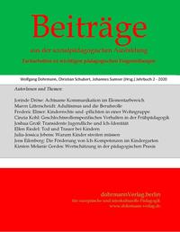 Beiträge aus der sozialpädagogischen Ausbildung
