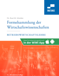 Formelsammlung der Wirtschaftswissenschaften