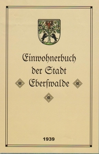 Einwohnerbuch der Stadt Eberswalde 1939