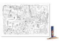 Poster Malkarte Farbenreich