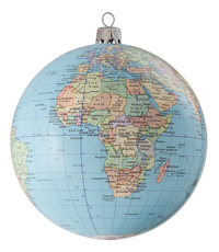 Weihnachtskugel, Ø 12cm, DUO