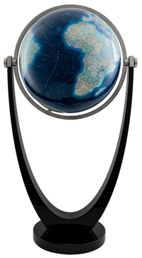 DUO AZZURRO Harmonie Standglobus, Ø 77 cm