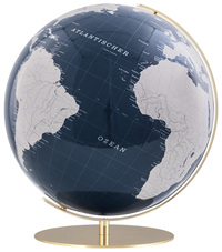 ARTLINE Regent Tischglobus, Ø 40 cm, dunkelblau