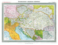 Hist. Karte: ÖSTERREICHISCH-UNGARISCHE MONARCHIE - um 1908 [gerollt]