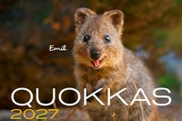 Quokkas 2027 Eintragkalender