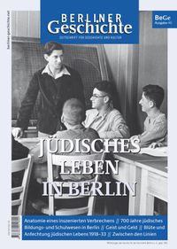 Berliner Geschichte - Zeitschrift für Geschichte und Kultur