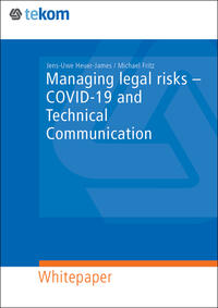 Managing legal risiks – COVID-19 and Technical Communication