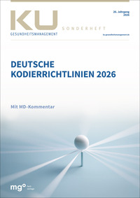 Deutsche Kodierrichtlinien 2026 mit MD-Kommentar