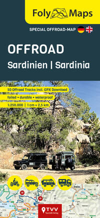 FolyMap OFFROAD Sardinien 1:275 000