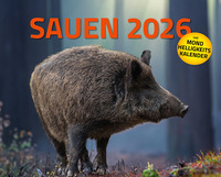 Sauen Kalender 2026 Jagd-Kalender im XXL-Format