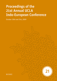 Proceedings of the 21st Annual UCLA Indo-European Conference
