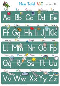 Mein Tafel-ABC in Druckschrift