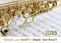 Blech-Instrumente – Musik-Kalender 2025, DIN A3