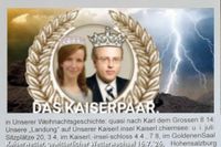 KAISER&IN DAS KAISERPAAR MARGARITAMATTHIAS I. VON BAYERN SPORNHAUER