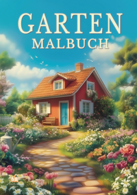 Garten Malbuch für Erwachsene – 50 Ausmalbilder zur Entspannung