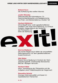exit! Krise und Kritik der Warengesellschaft 23/2026