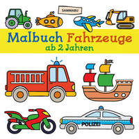Malbuch Fahrzeuge ab 2 Jahren