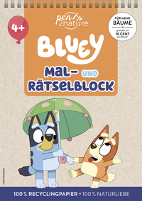 Bluey Mal- und Rätselblock