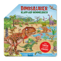 TRÖTSCH - Wimmelbuch Dinosaurier Klapp-auf-Wimmelbuch| Ab 3 Jahren