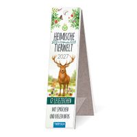 TRÖTSCH - Lesezeichenkalender Heimische Tierwelt 2027