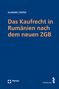 Das Kaufrecht in Rumänien nach dem neuen ZGB